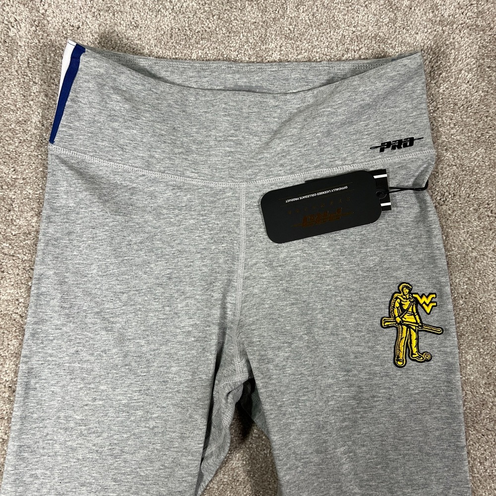 Pro Standard Womens Medium Gray West Virginia Mountaineers Football Leggings NWT - Picture 3 of 8